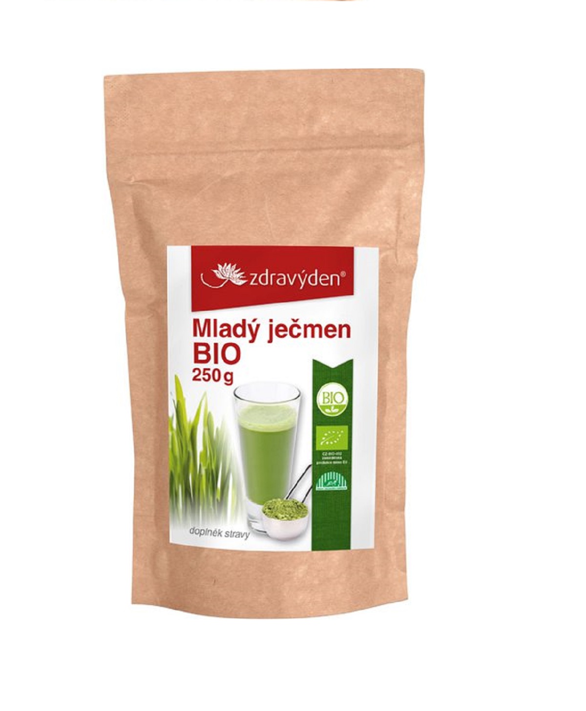 Zdravý den Mladý ječmen BIO 250g