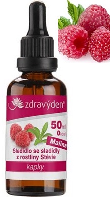 Zdravý den Sladidlo kapky 50ml, malina