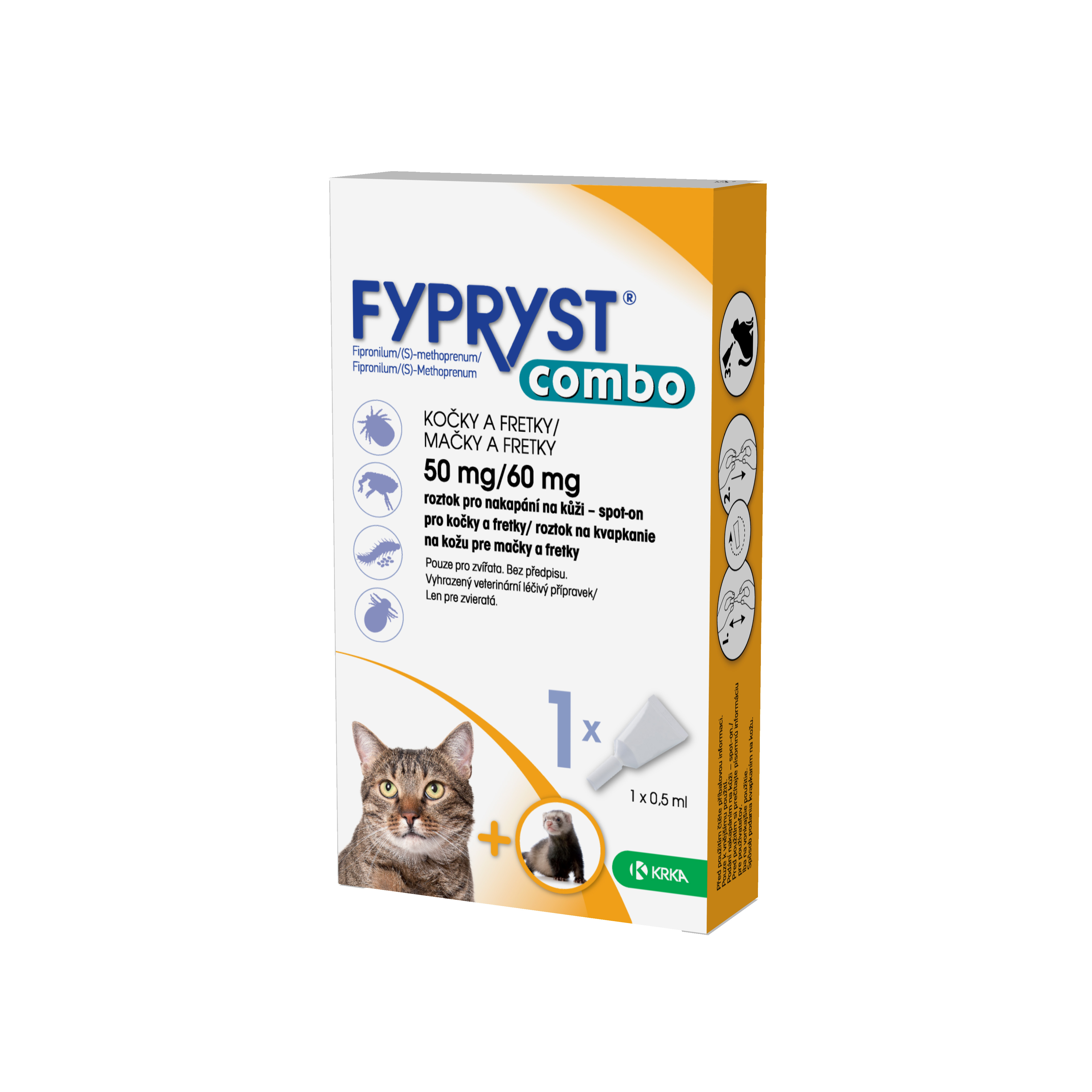 FYPRYST Combo Spot-on Cat 50/60mg kočka a fretka