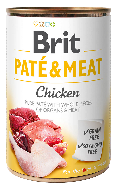 BRIT Dog Paté & Meat Chicken 400g