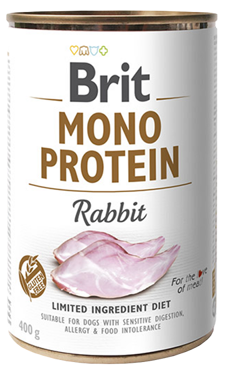 BRIT Dog Mono Protein Rabbit 400g