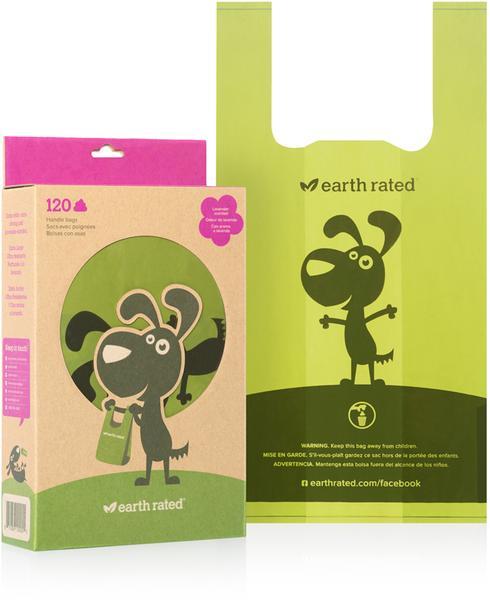 Sáčky na exkrementy s uchem Earth Rated s vůní - 120 ks