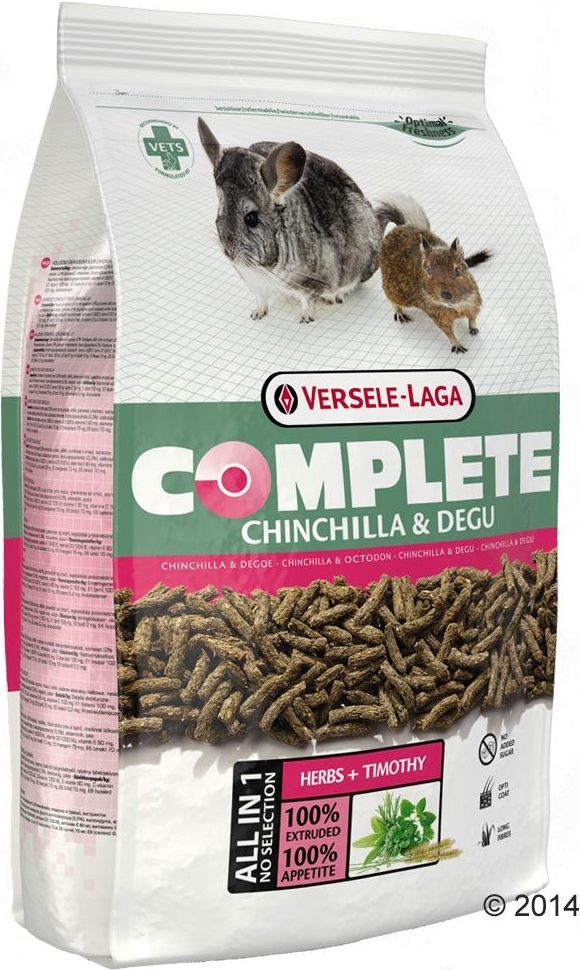 VERSELE LAGA Complete Chinchilla & Degu - činčila, osmák 1,75 kg