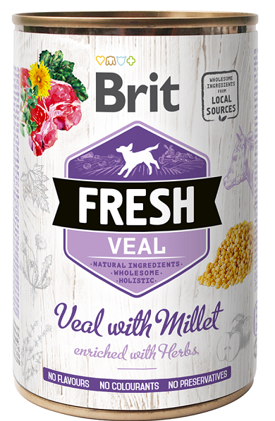BRIT Dog Fresh Veal with Millet 400g