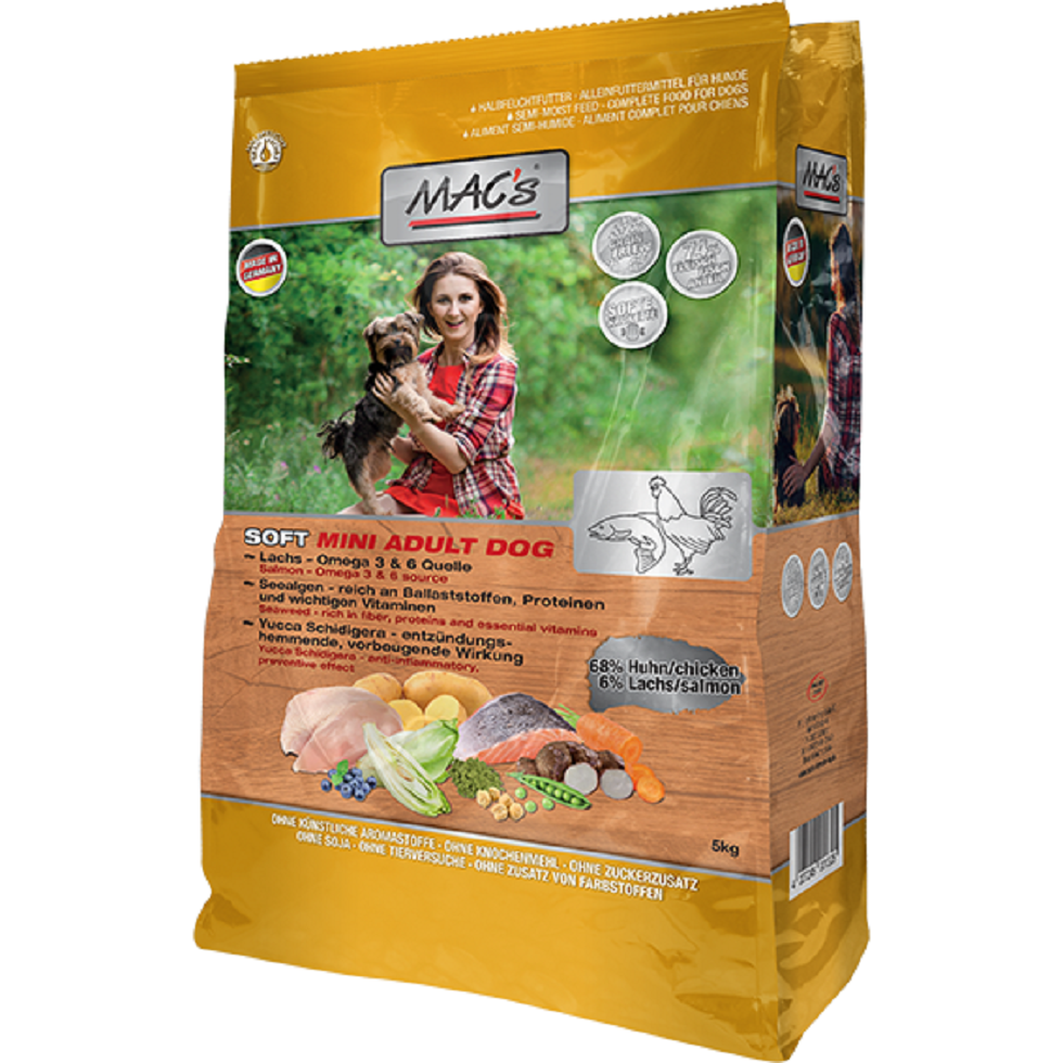 MACs Soft Dog Mini KUŘE 5 kg