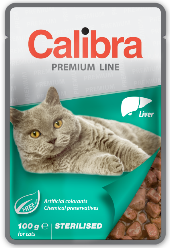 CALIBRA Cat STERILISED LIVER 100g