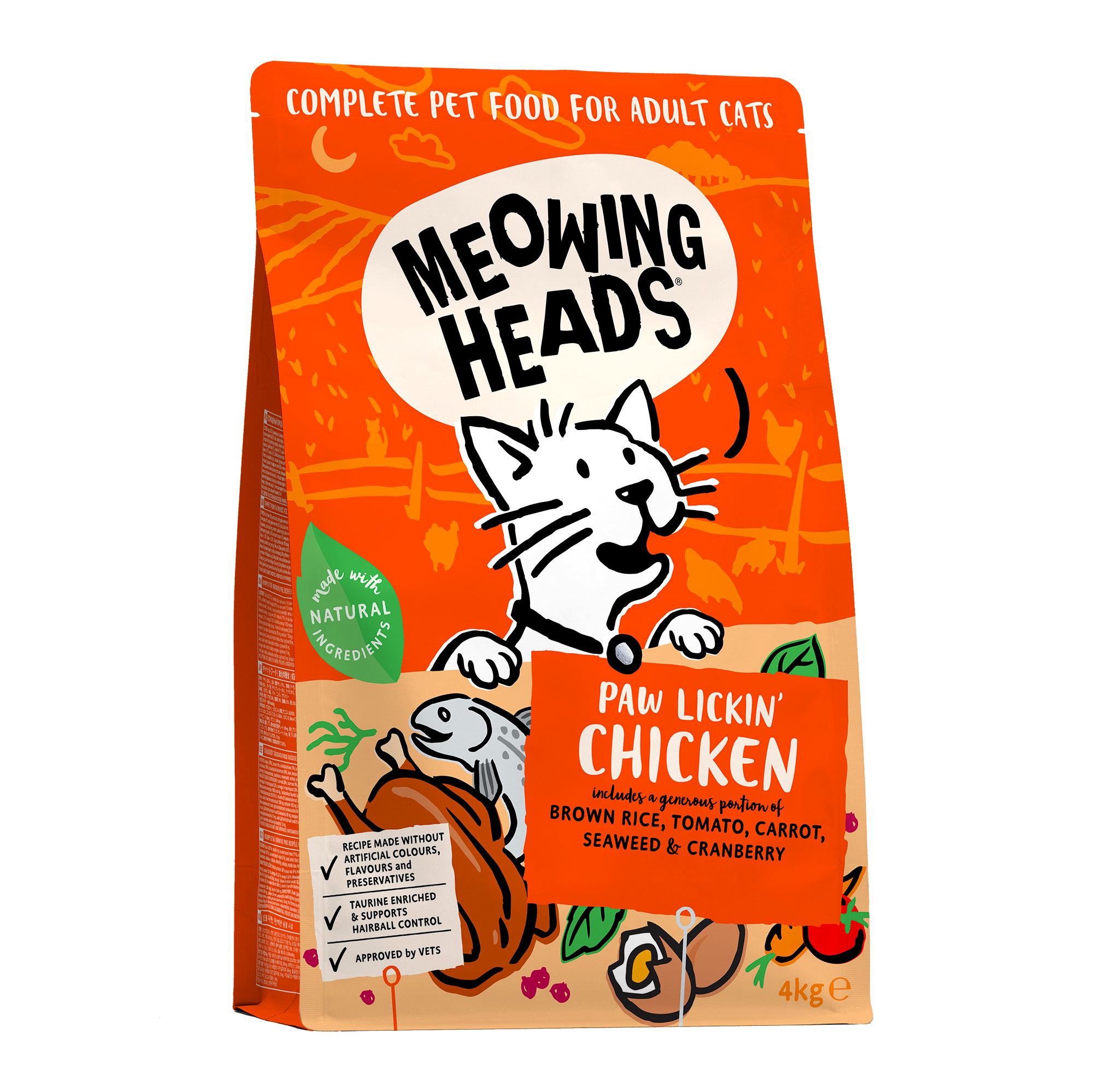 MEOWING HEADS Paw Lickin’ Chicken 1,5 kg