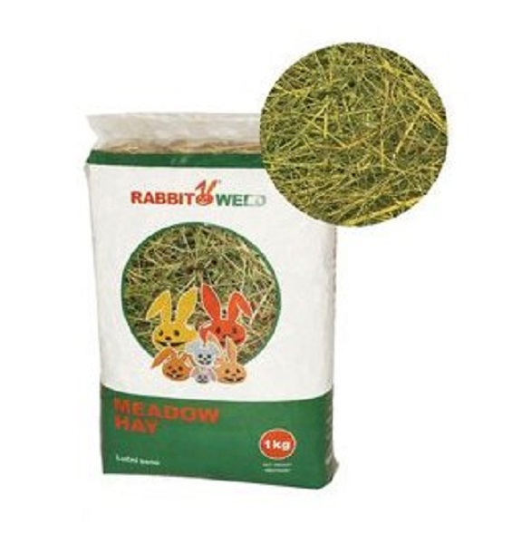 Seno luční RabbitWeed 1kg 40 l