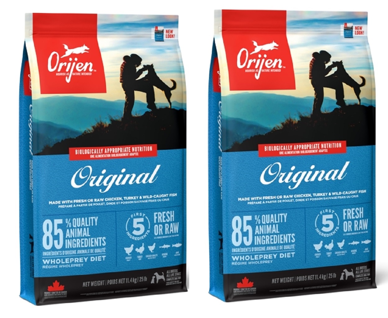 ORIJEN Dog Original Adult 2 x 11,4 kg