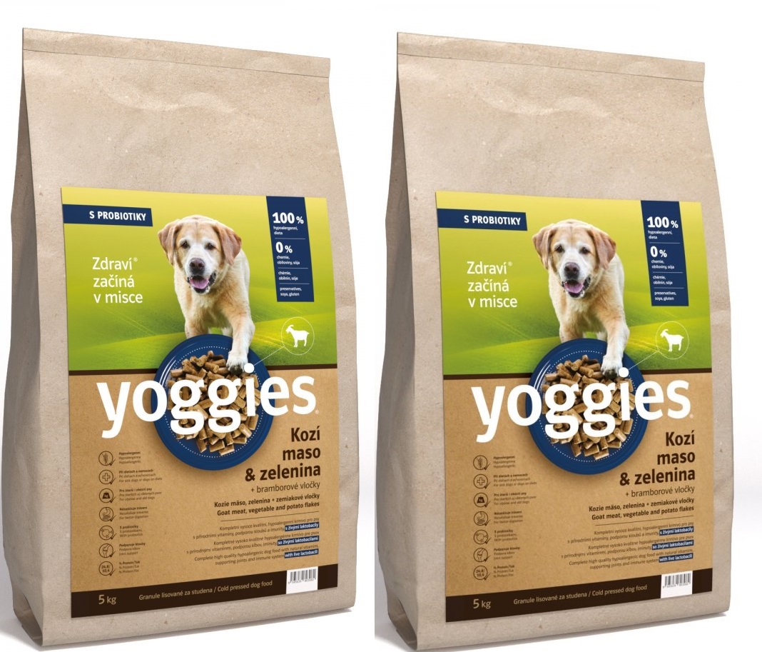 Yoggies Hypoalergenní pro psy s kozím masem 30 kg