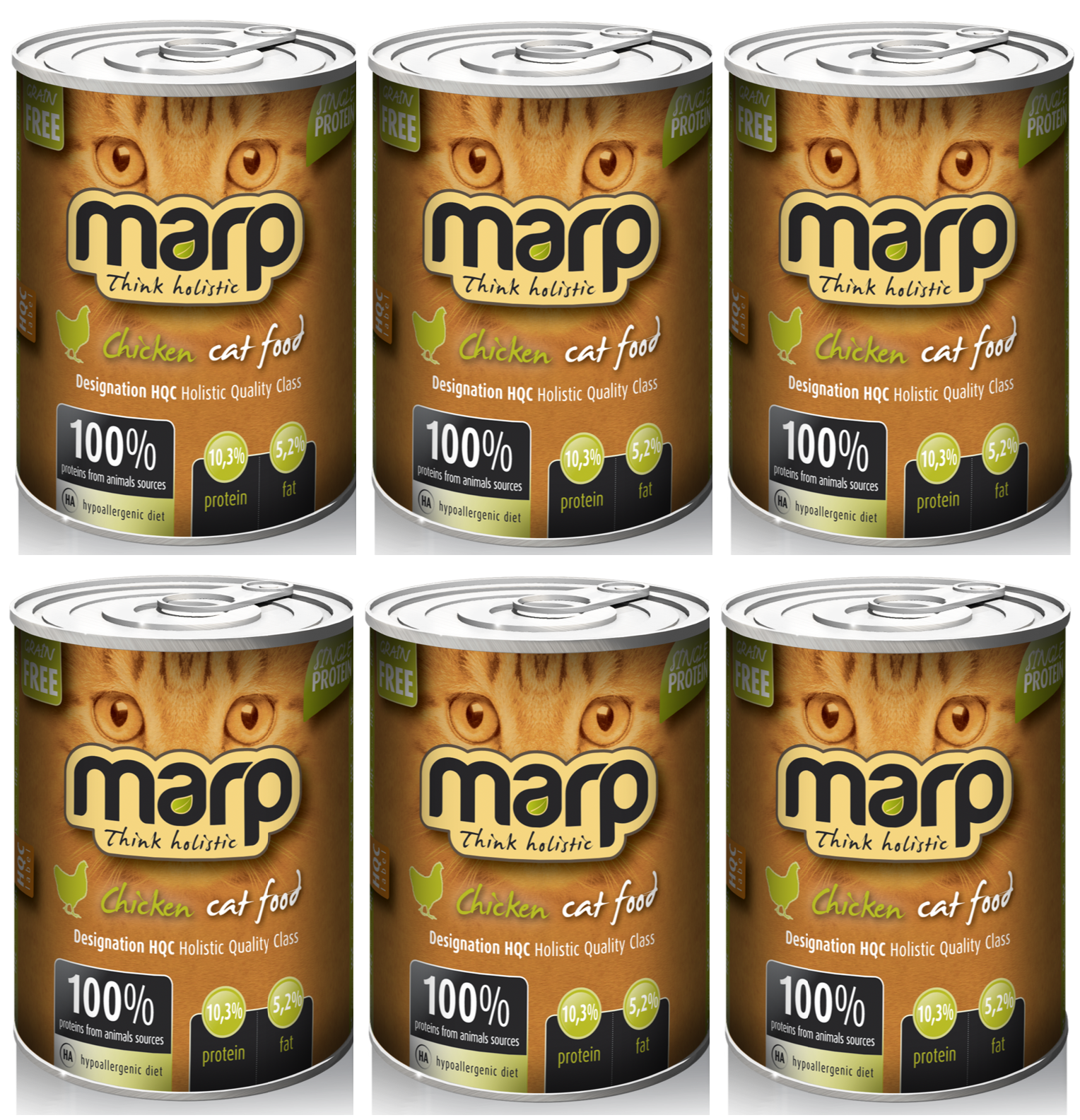 MARP Pure Chicken CAT Can Food 6 x 400g