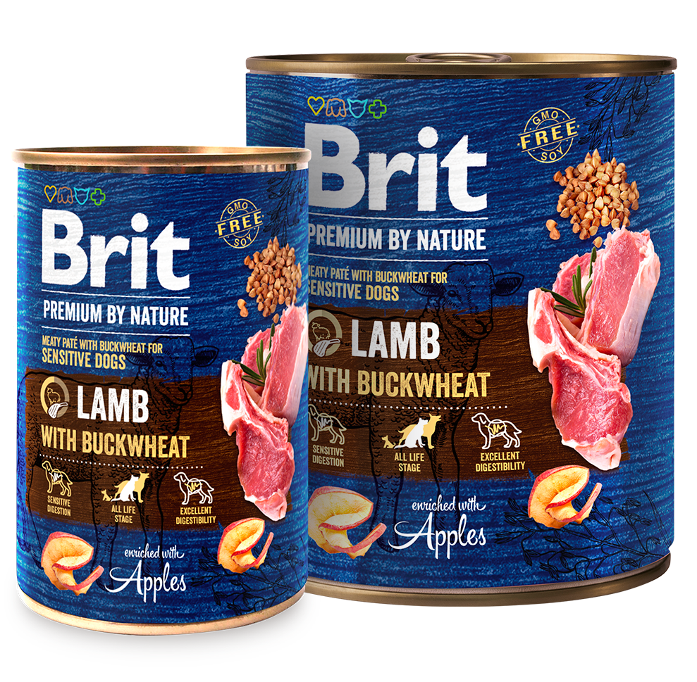 BRIT Premium by Nature Lamb with Buckwheat 800g