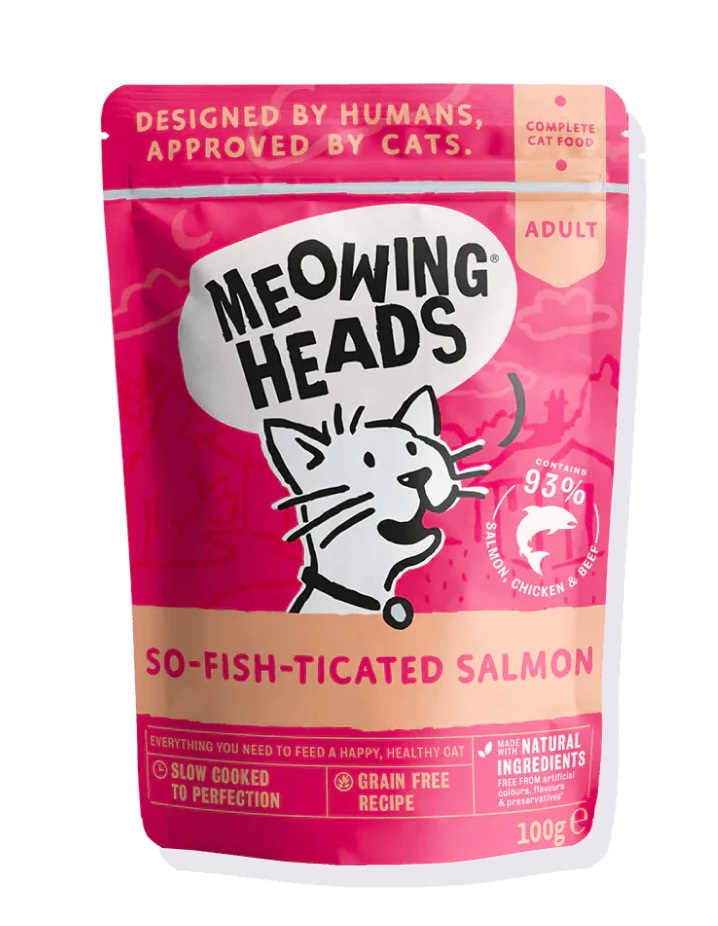 MEOWING HEADS So-fish-ticated Salmon kapsička 100g