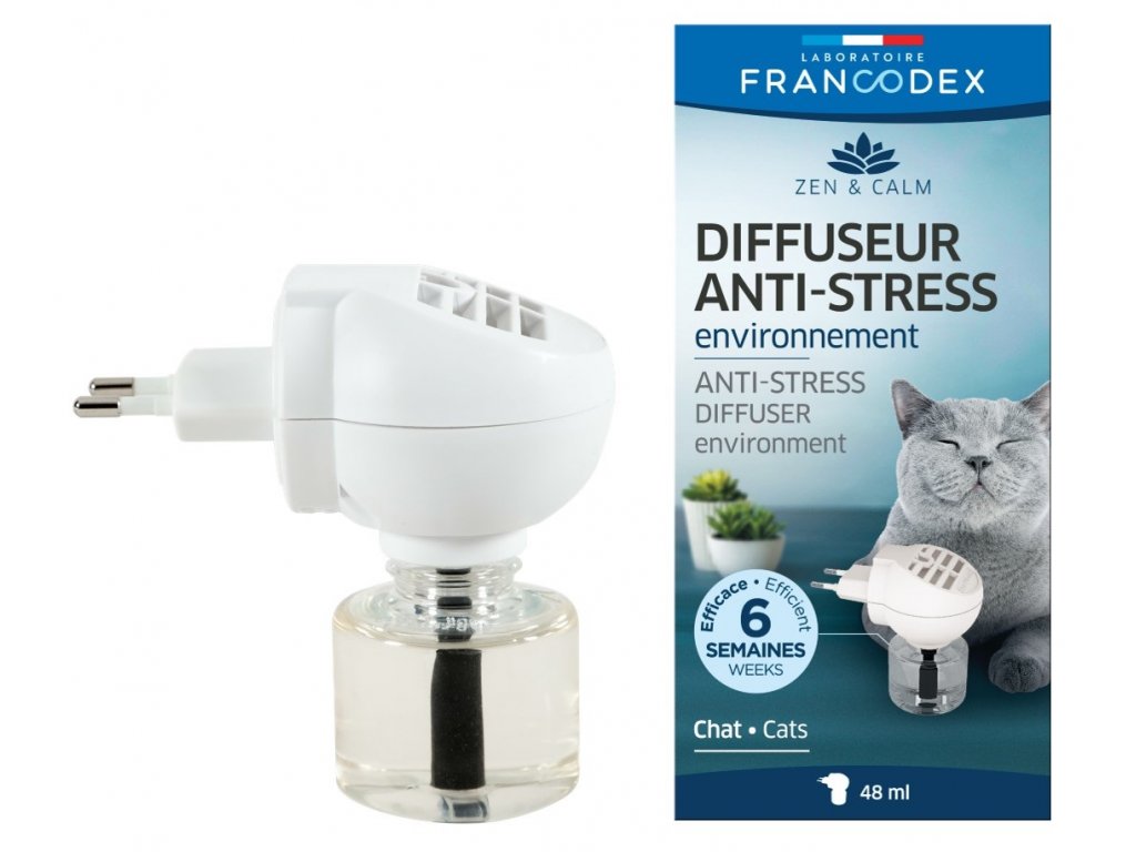 FRANCODEX Anti-stress difuzér kočka 48ml