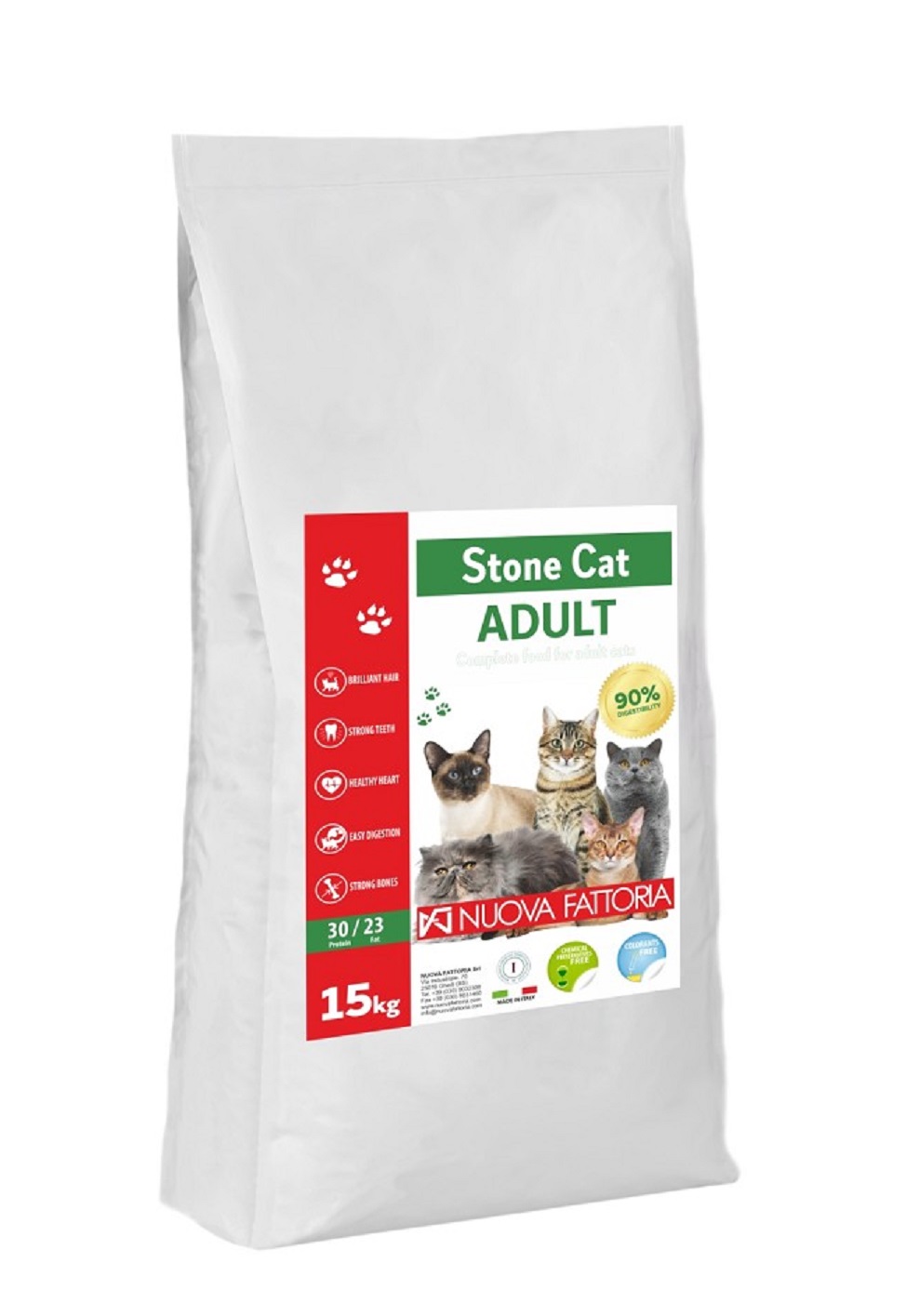 NUOVA FATTORIA Stone Cat 15 kg