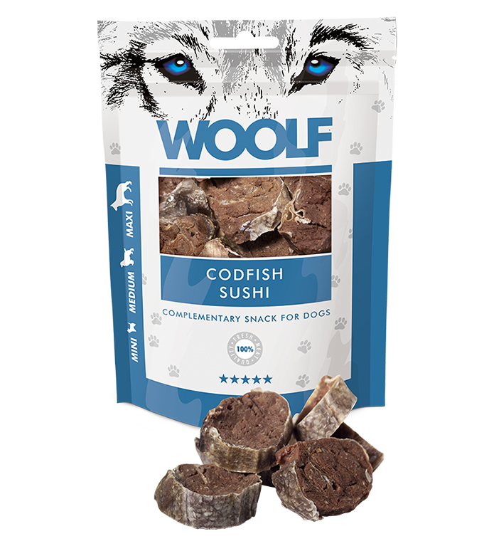 WOOLF pochoutka codfish sushi 100g