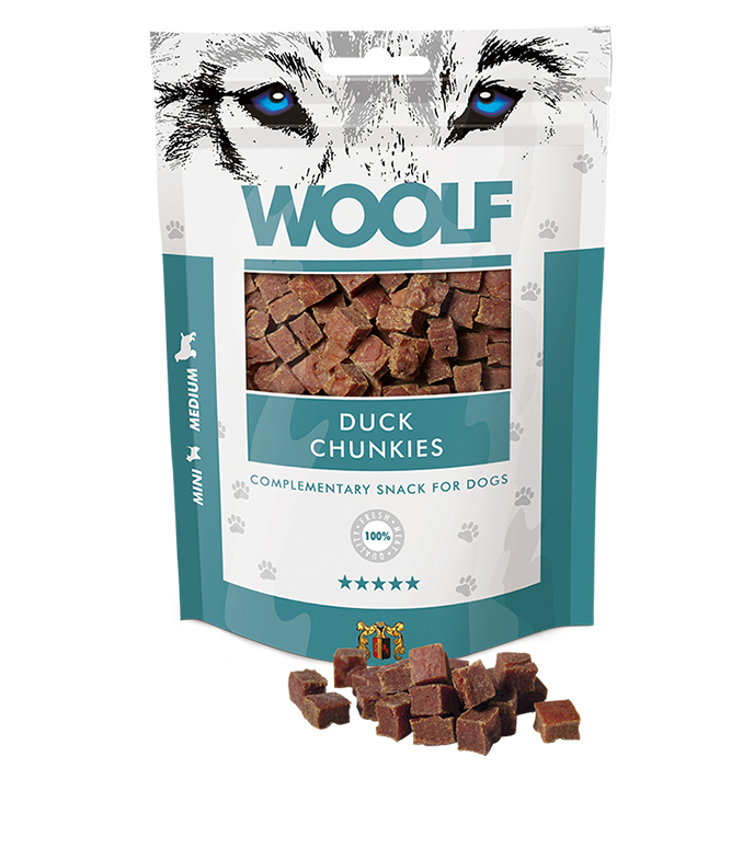 WOOLF pochoutka duck chunkies 100g