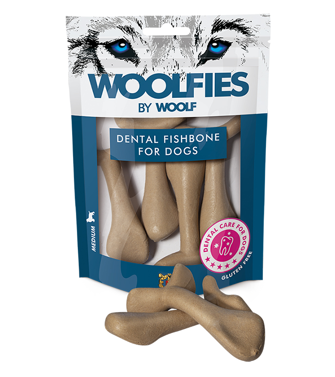 WOOLFIES Dental Fishbone M 200g