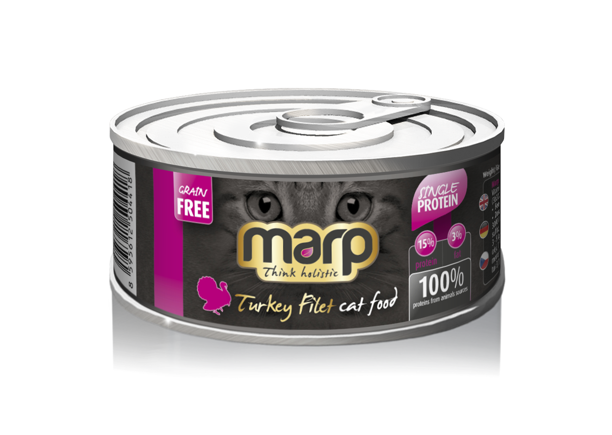 MARP Turkey Filet konzerva pro kočky s krůtími prsy 70g