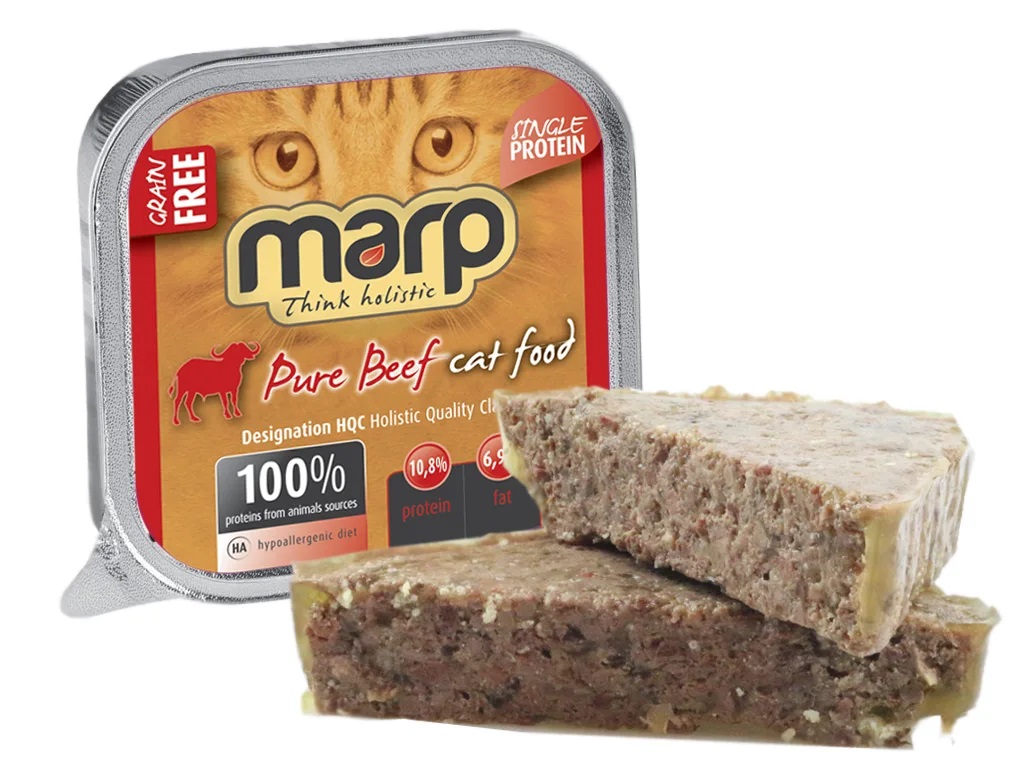 MARP Beef vanička pro kočky s hovězím 100g