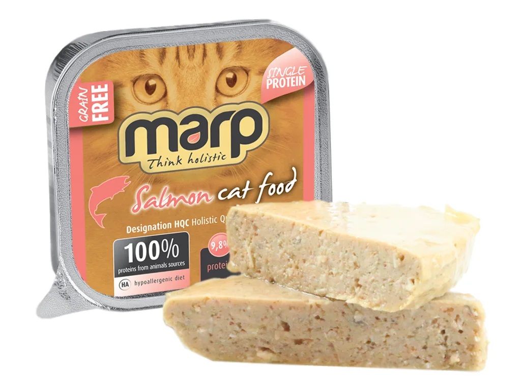MARP Salmon vanička pro kočky s lososem 100g