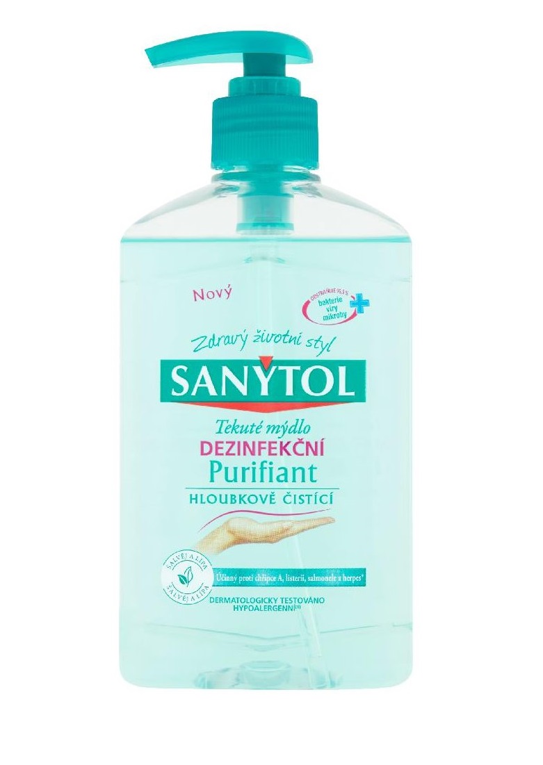 SANYTOL mýdlo dezinfekční Purifiant 250ml