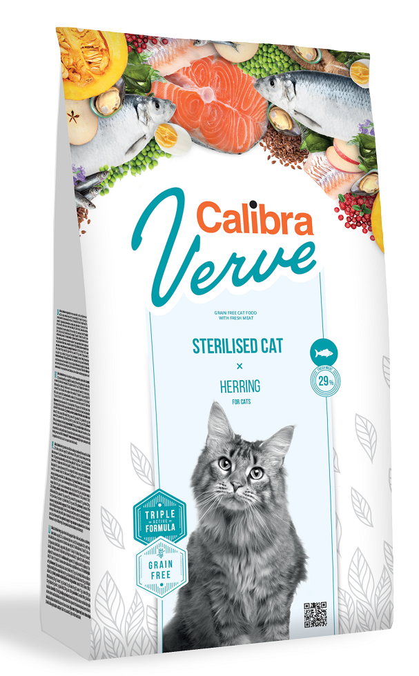 Calibra Cat Verve GF Sterilised Herring 3,5 kg