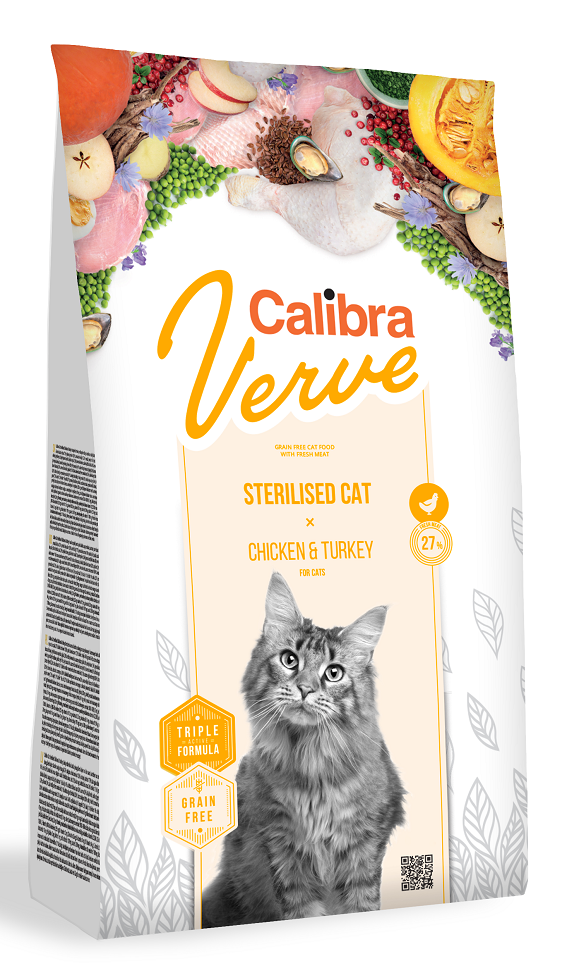 Calibra Cat Verve GF Sterilised Chicken&Turkey 3,5 kg
