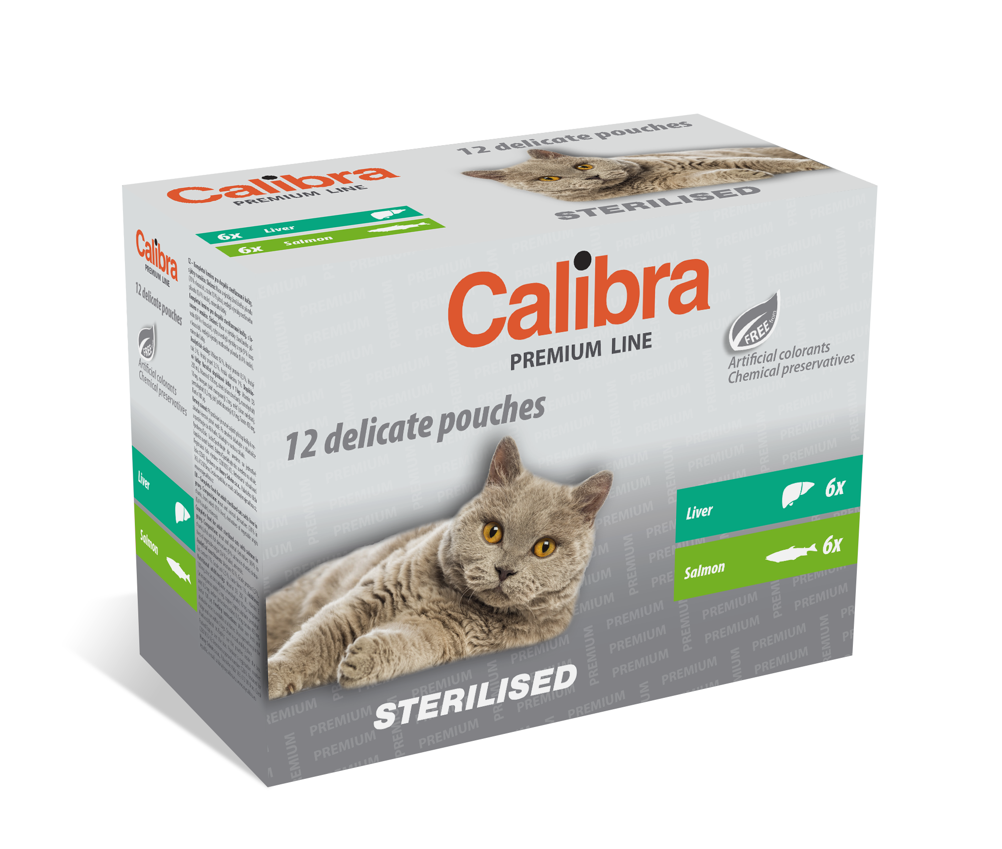 CALIBRA Cat kapsa Premium Sterilised multipack 12x100g