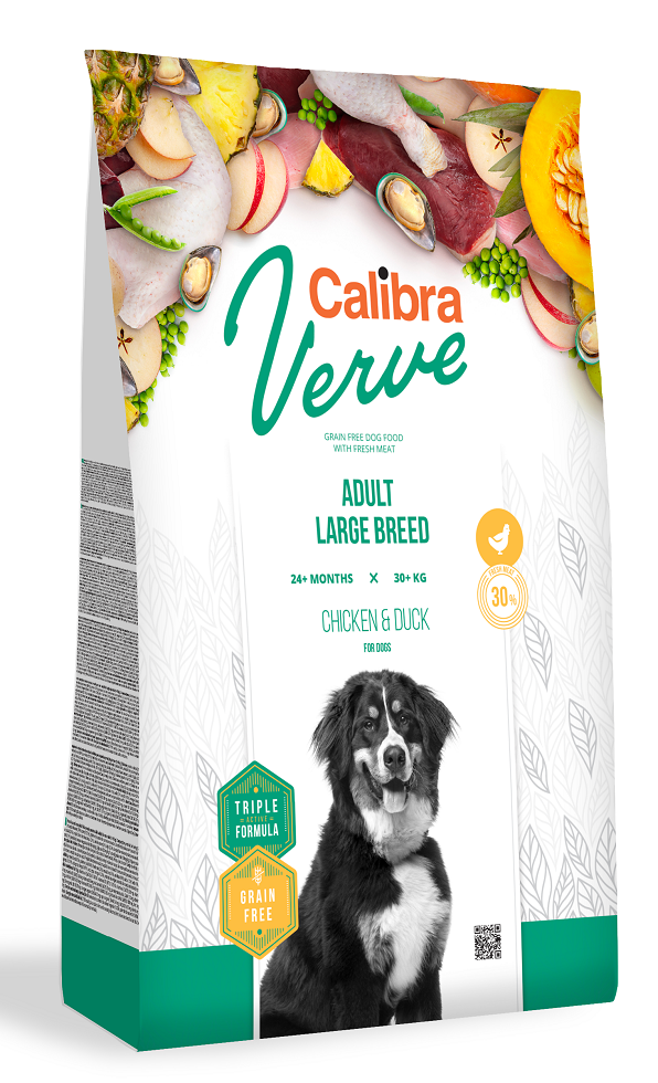 CALIBRA Dog Verve GF Adult Large Chicken&Duck 12 kg