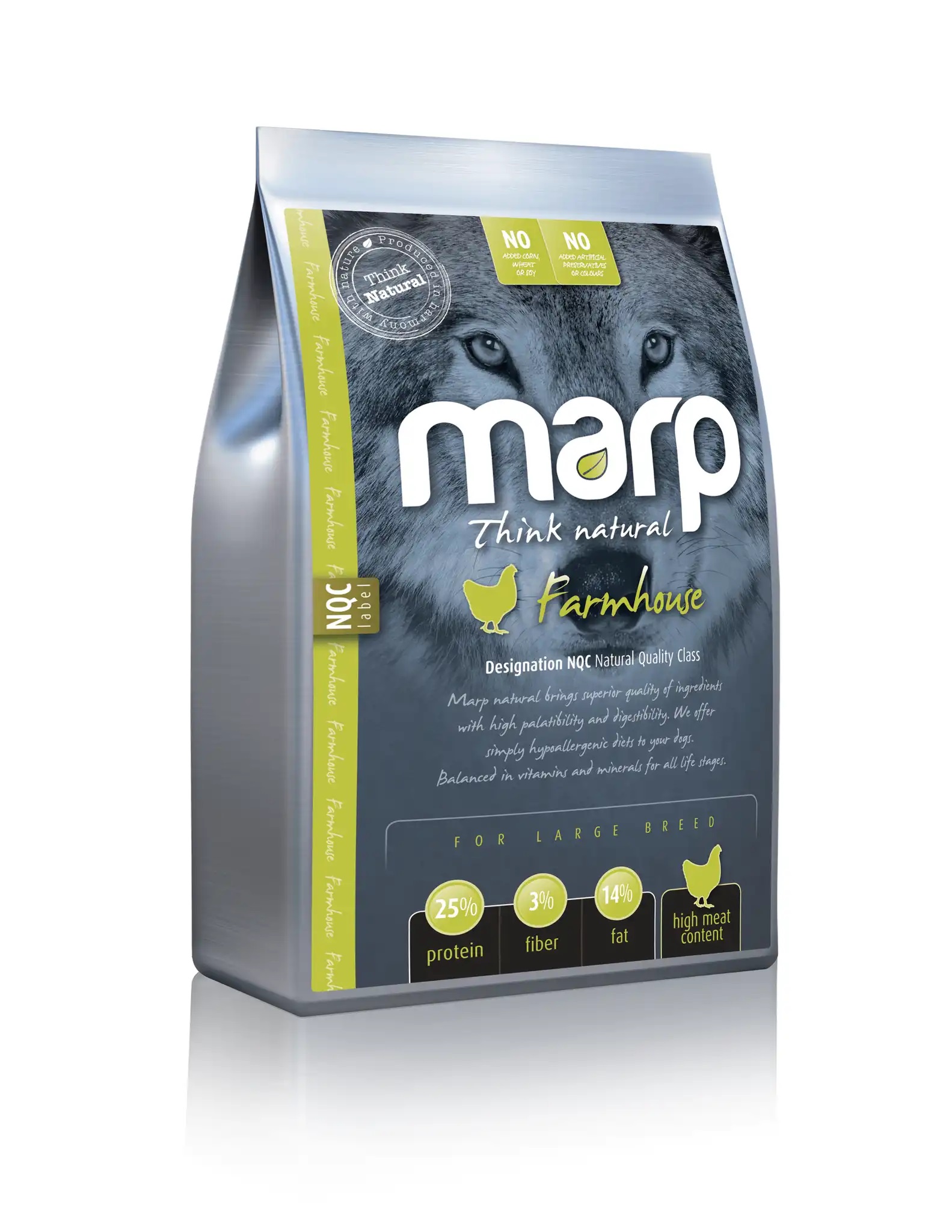 Marp Natural Farmhouse Large Breed Kuře & Rýže 12 kg