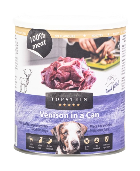 TOPSTEIN Zvěřina v plechu 800g