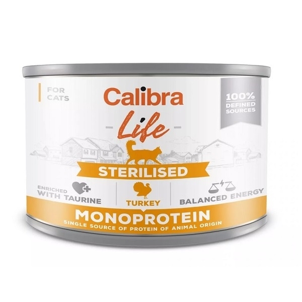 Calibra Cat Life Sterilised Turkey 200g