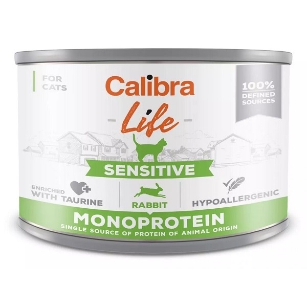 Calibra Cat Life Sensitive Rabbit 200g