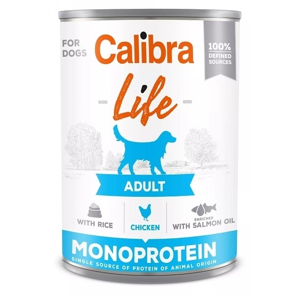 CALIBRA Dog Life Adult Chicken with rice 400g