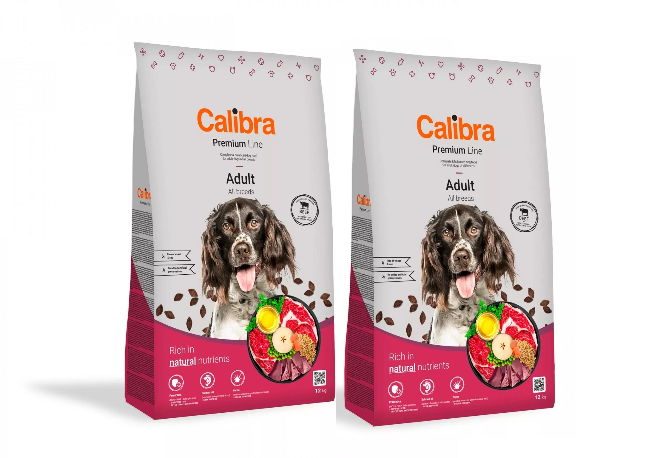 CALIBRA Premium Adult Beef 2 x 12 kg