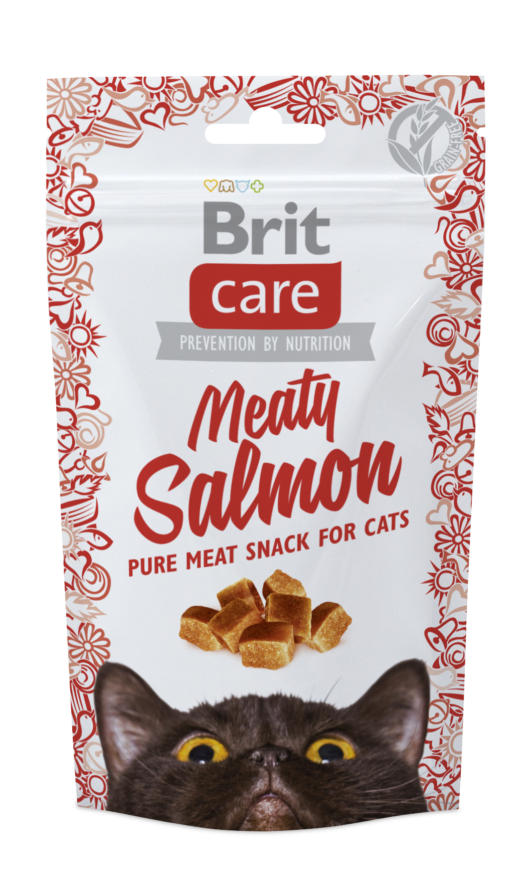 Brit Care Cat Snack Meaty Salmon 50g