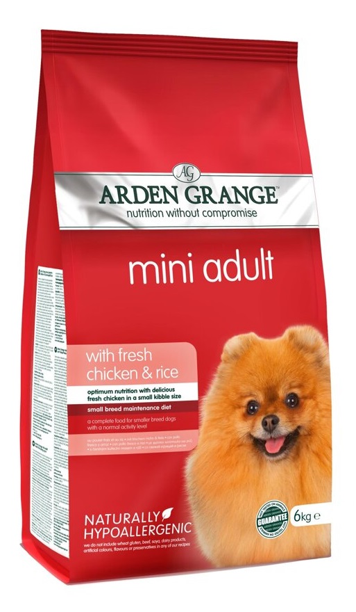 ARDEN GRANGE Mini Adult with fresh Chicken & Rice 6 kg