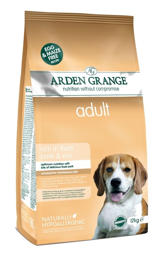 ARDEN GRANGE Adult rich in fresh Pork & Rice 12 kg