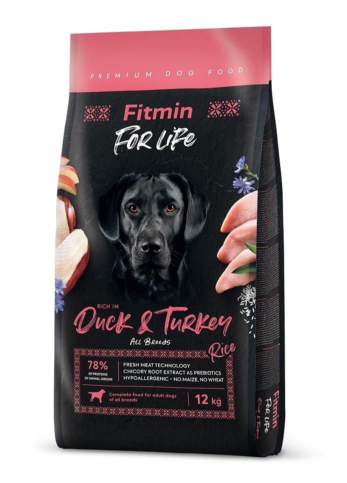 FITMIN For Life Duck & Turkey 12 kg