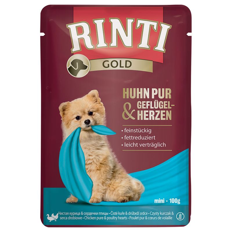 RINTI Gold Kuřecí a drůbeží srdíčka 100g