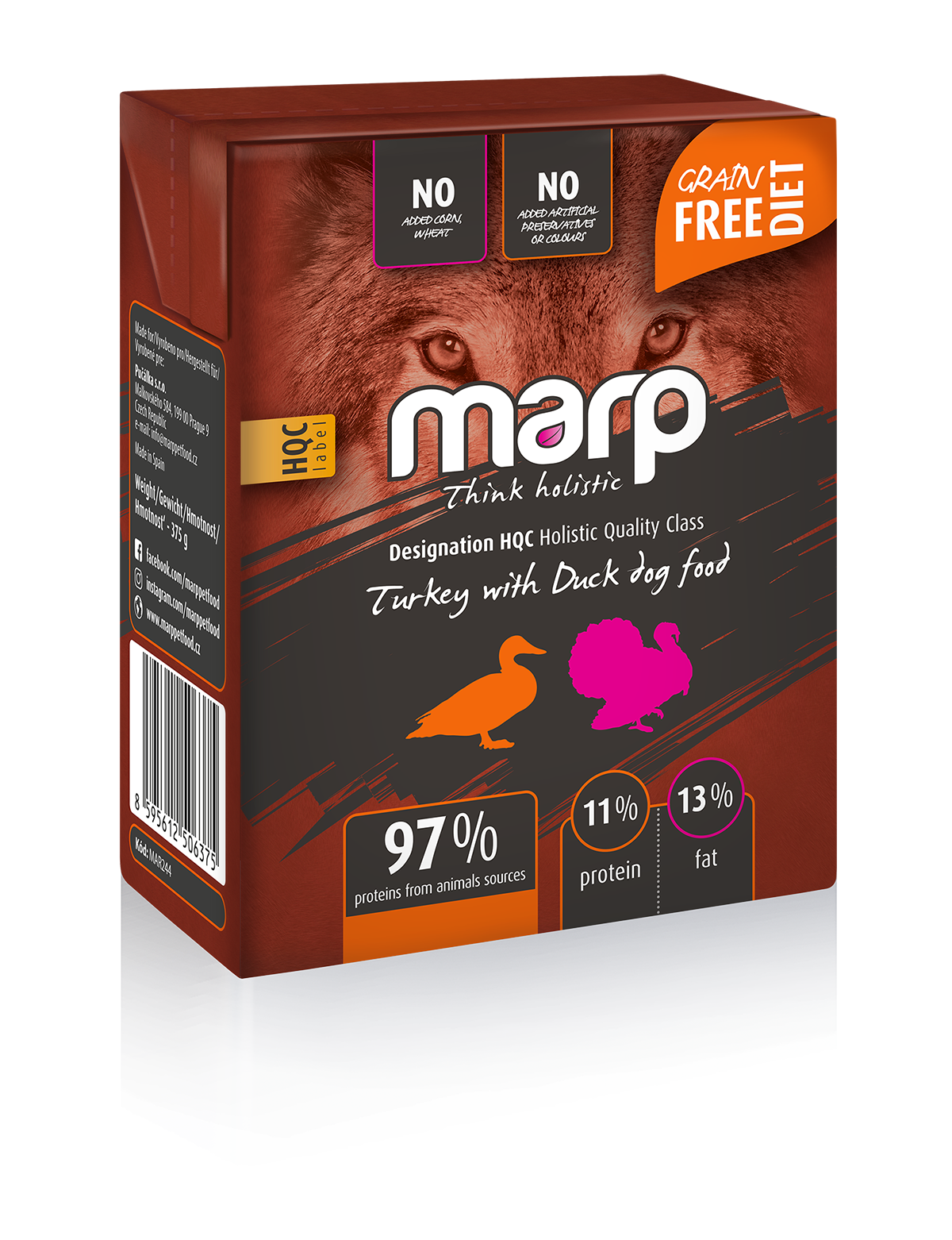 MARP Holistic krůta s kachnou tetrapak 375g