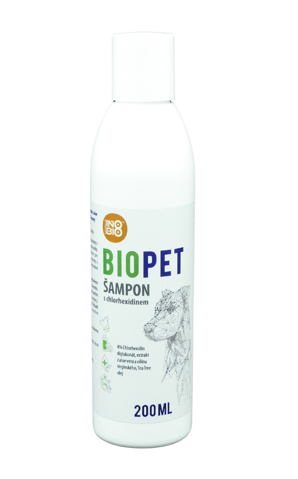 BIOPET Chlorhexidine šampon 4% 200ml