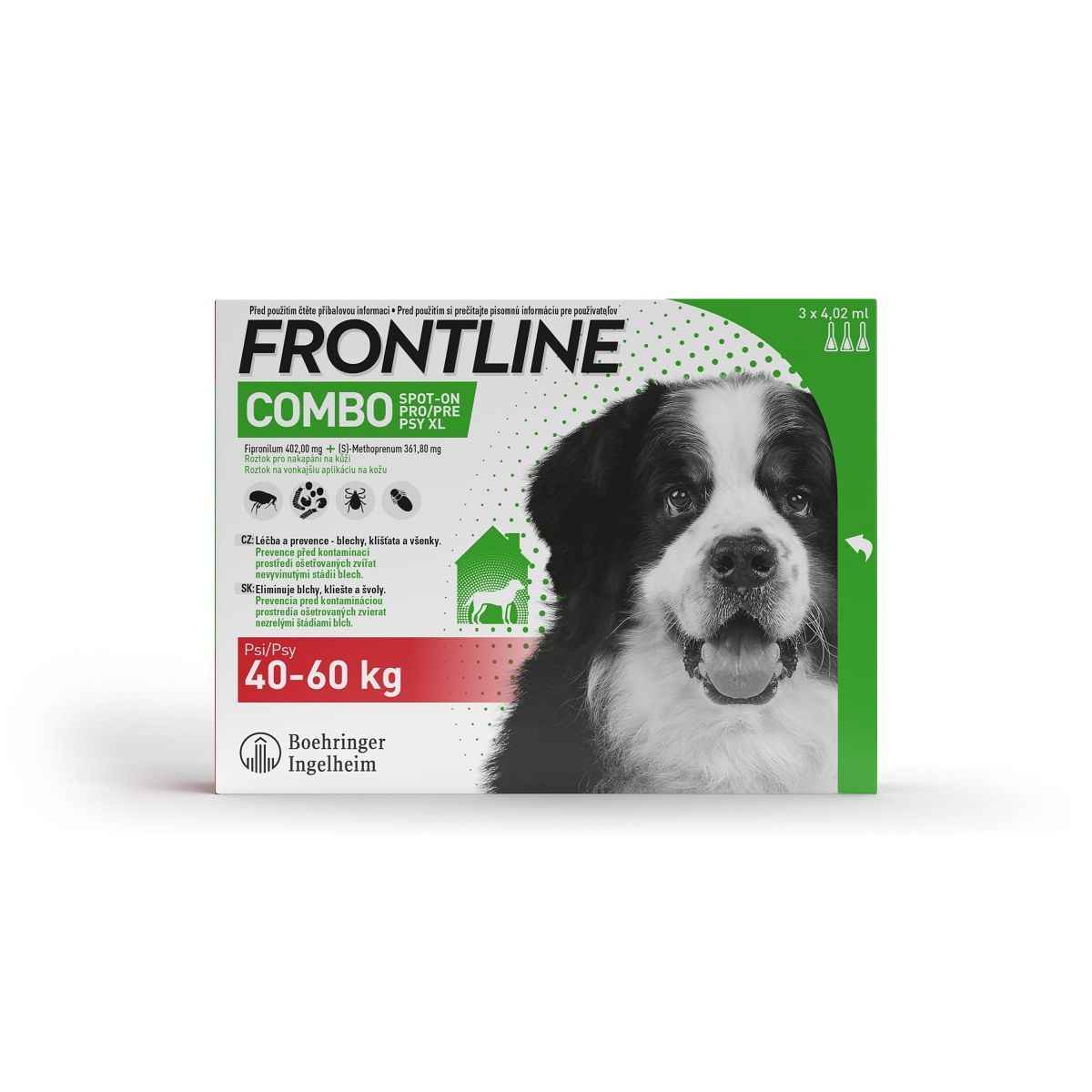 FRONTLINE Combo Spot-On Dog XL 3x4,02ml od 40kg