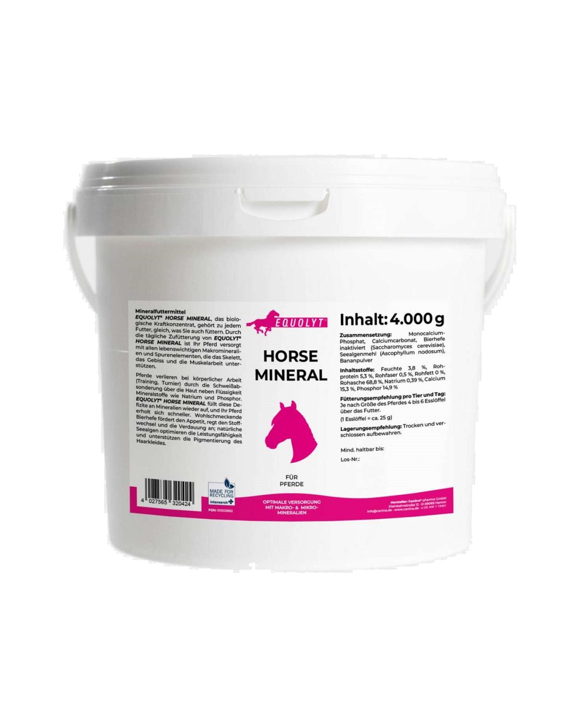 CANINA EQUOLYT Horse Mineral 4000g