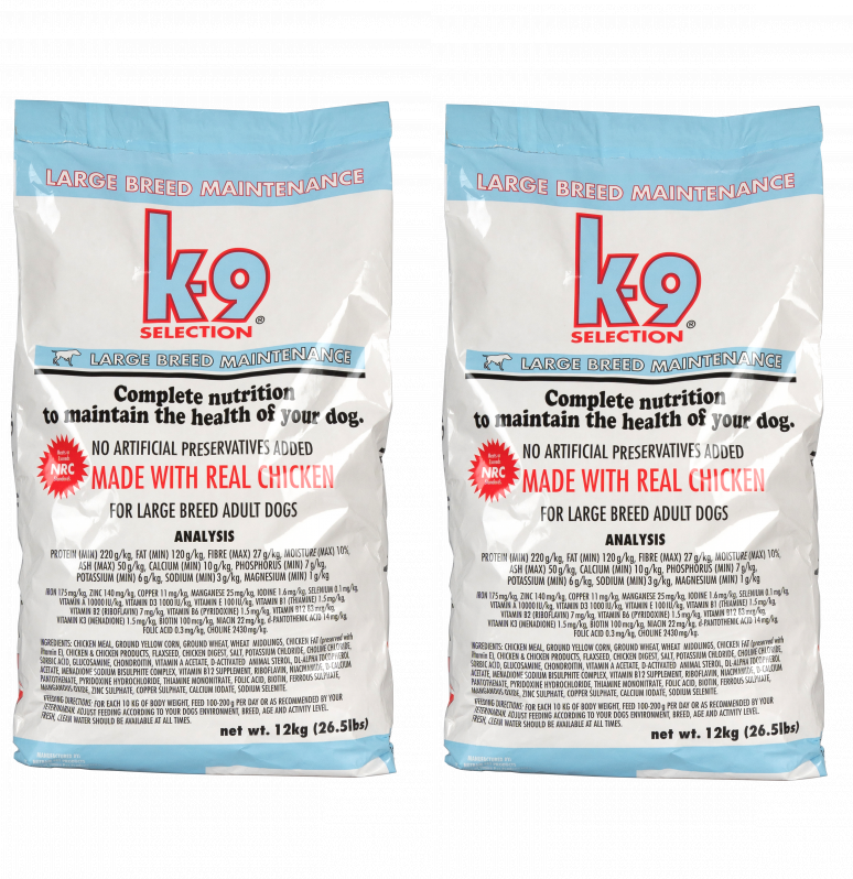 K-9 Maintenance Large Breed 2 x 12 kg