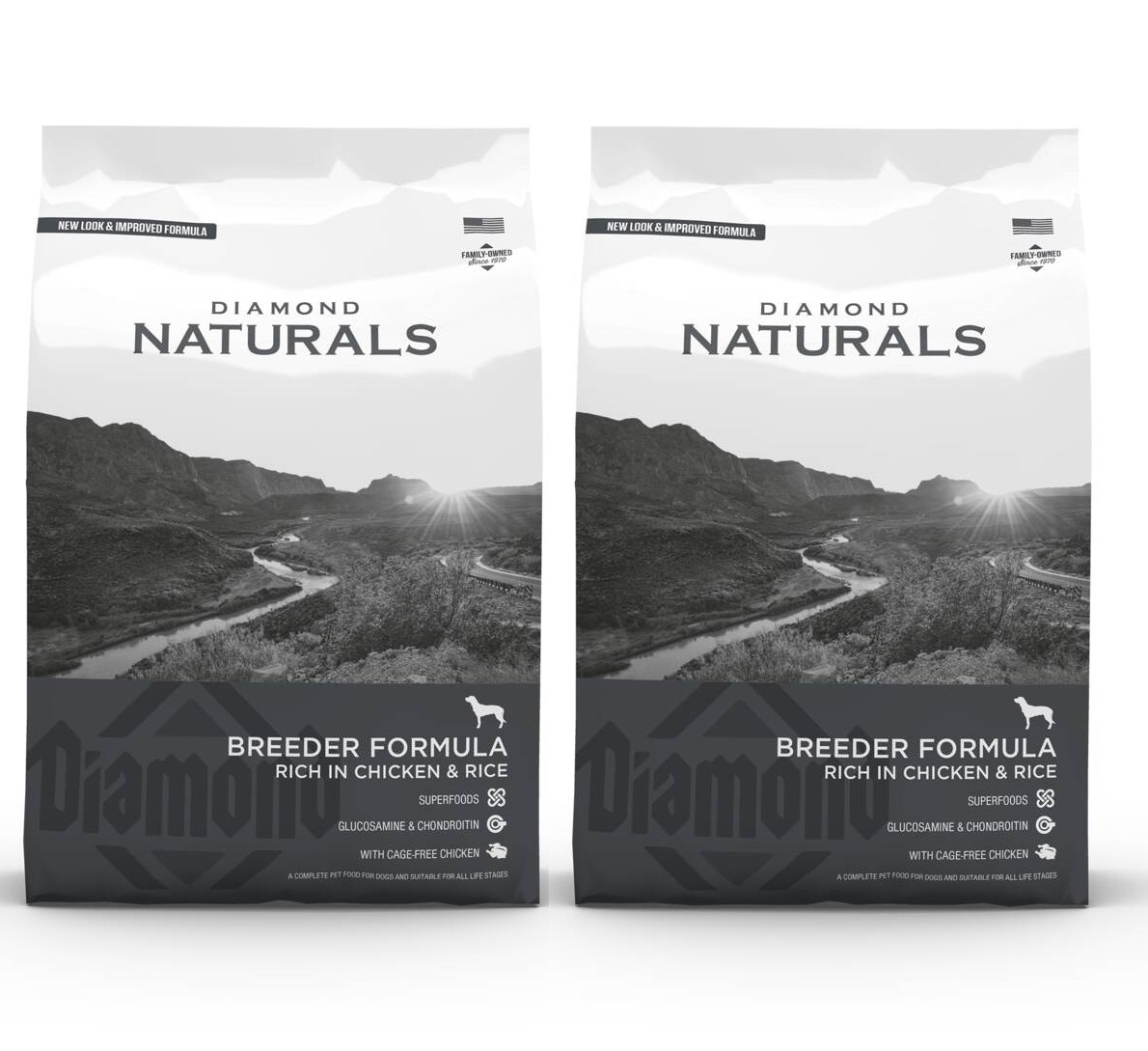 DIAMOND Naturlas PRO BREEDERS 2 x 20 kg