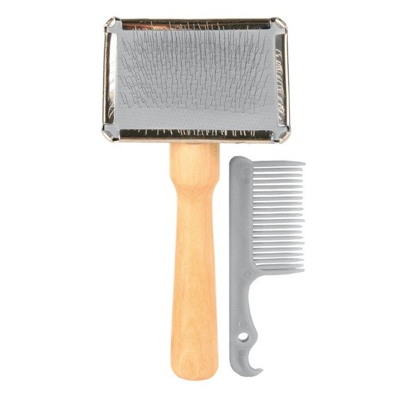 TRIXIE Finišák malý, dřevěná rukojeť 6 x 13 cm