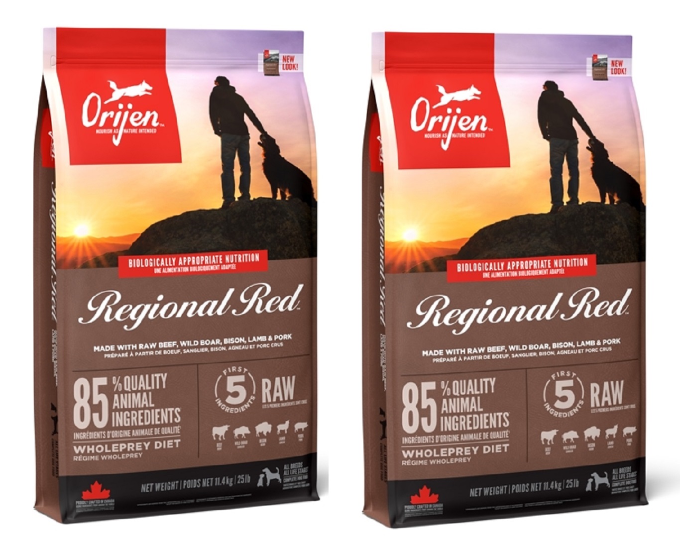 ORIJEN Regional Red 2 x 11,4 kg