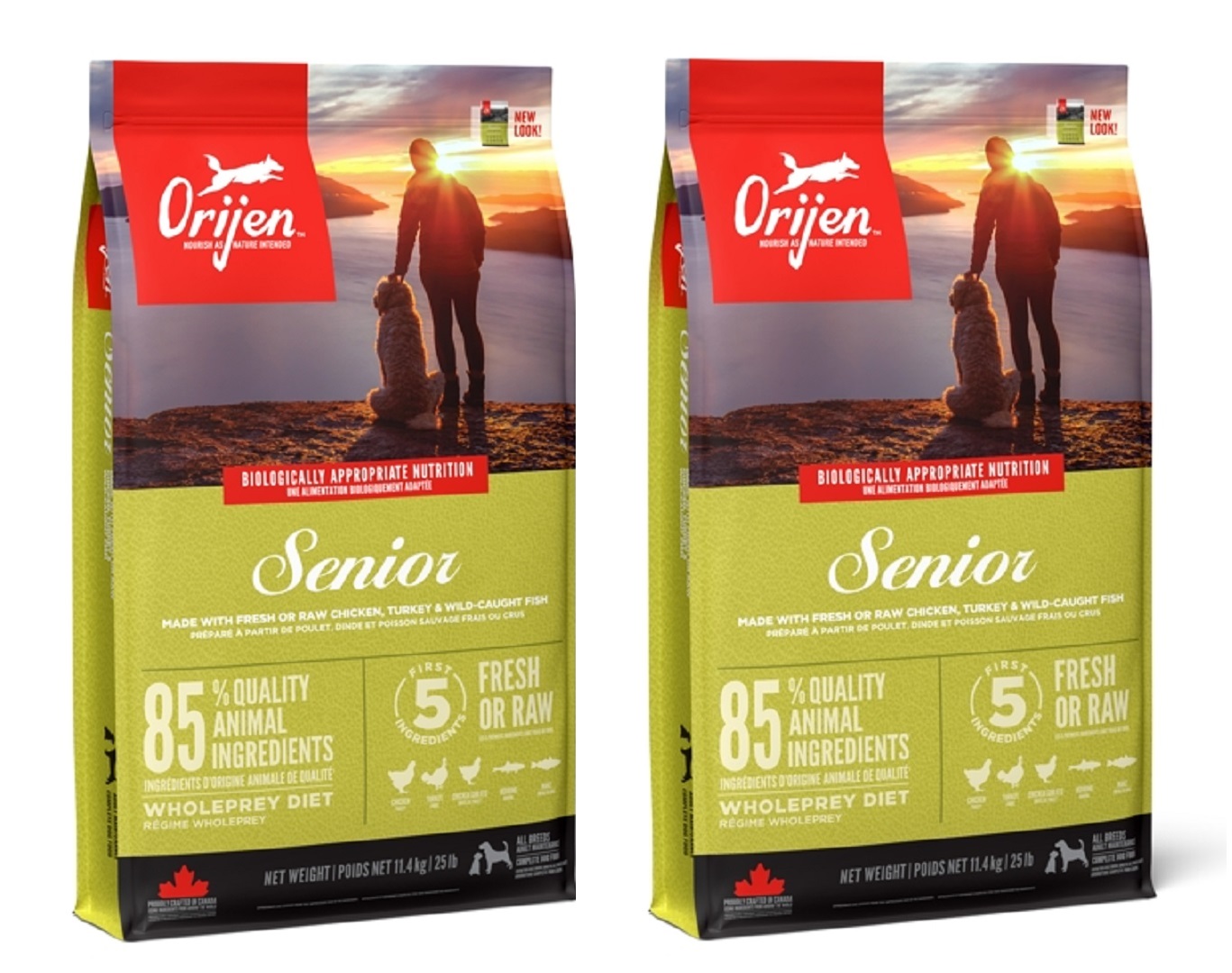 ORIJEN Dog Senior 2 x 11,4 kg